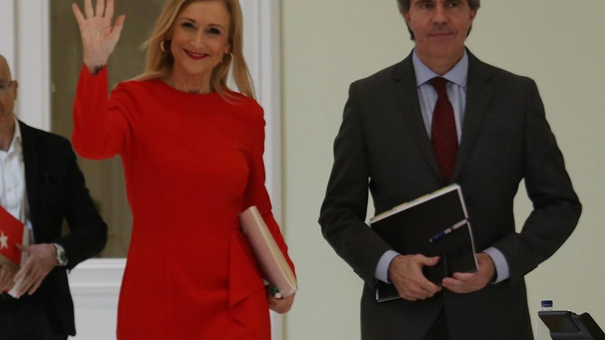 Cristina Cifuentes y Ángel Garrido.