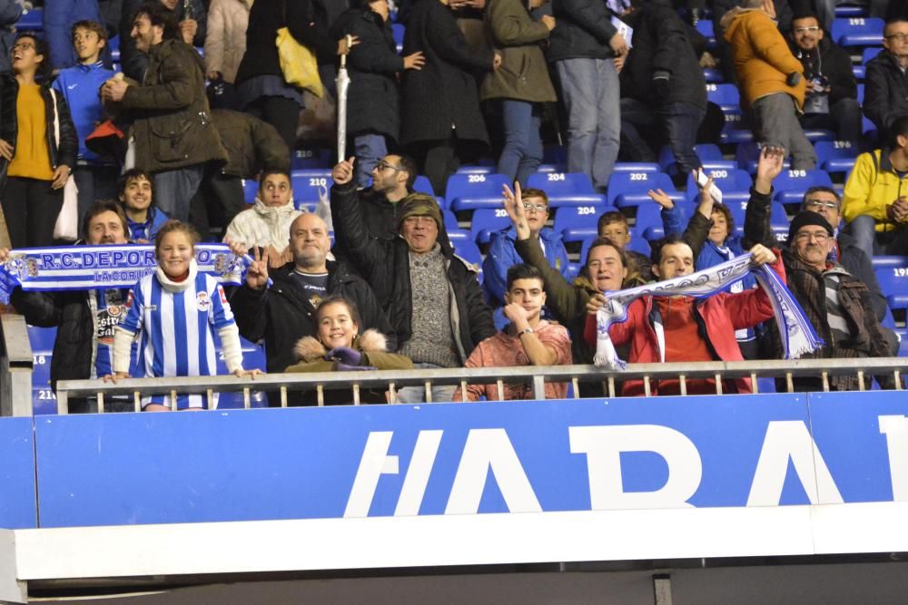 La afición celebró el triunfo ante el Leganés