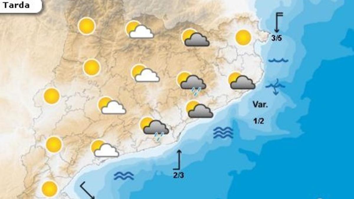 Previsión del tiempo para el 11-S de 2013