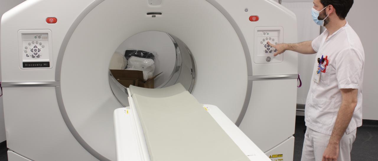 Imagen de un PET TAC como el que se instalará en el Hospital Universitario del Vinalopó en Elche