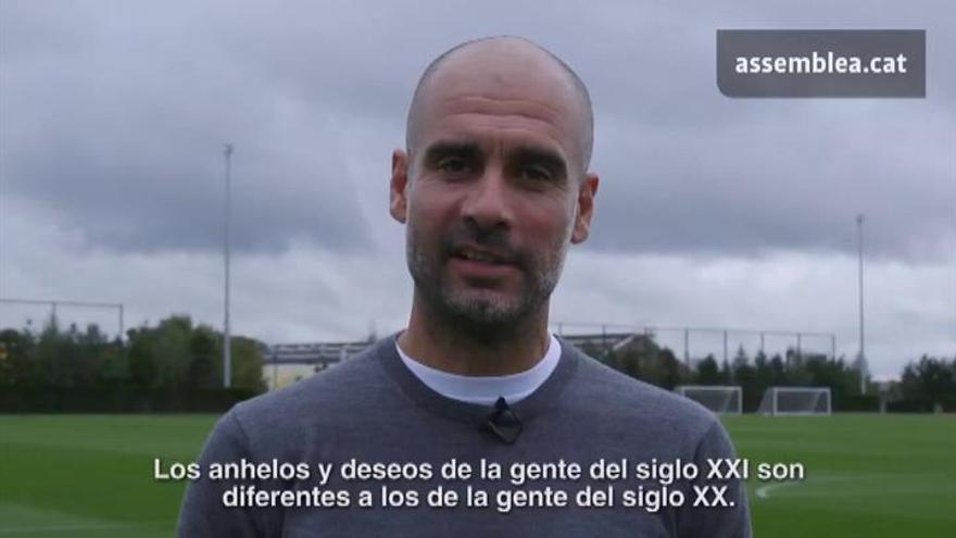 Guardiola: &quot;Esto no va de independencia, va de democracia&quot;