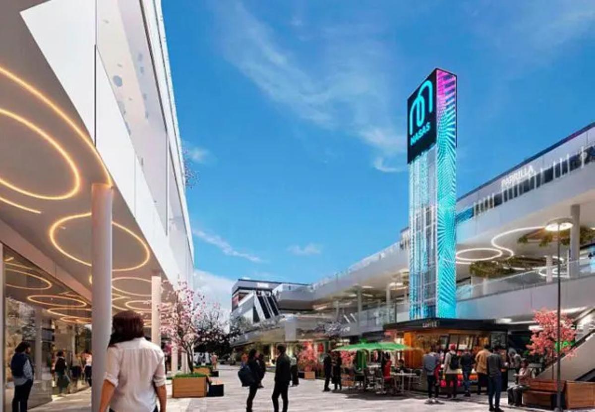 Una gran torre digital LED se situará en el centro del complejo comercial