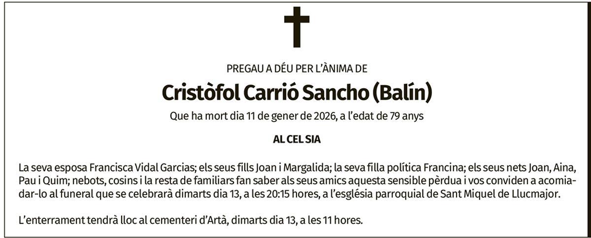 Cristòfol Carrió Sancho