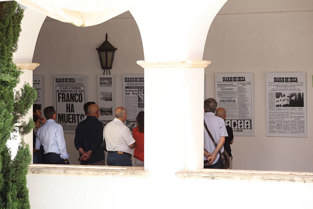 Inauguración de la muestra de Portada de Diario de Ibiza