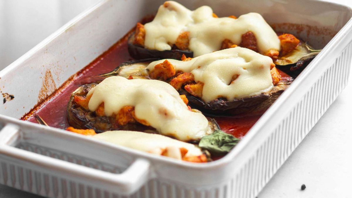 Berenjena con queso.