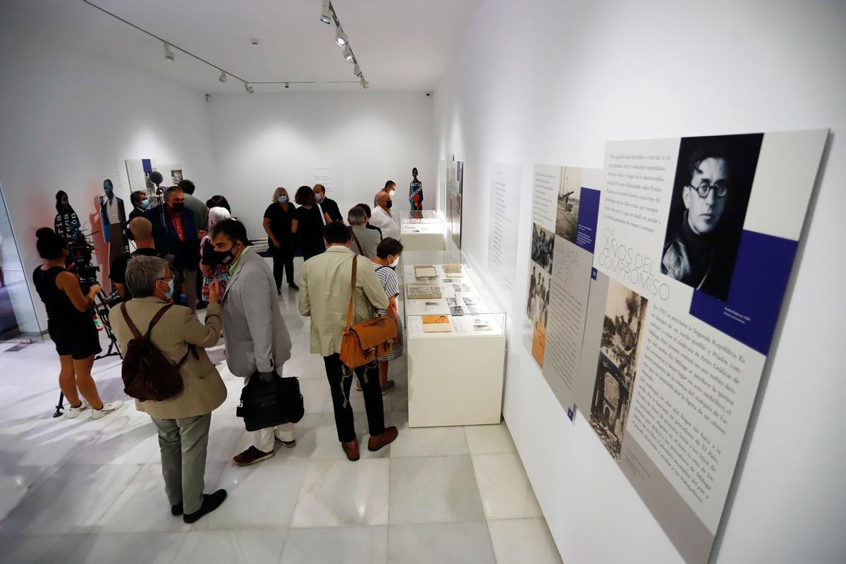 Exposición sobre Emilio Prados en el Centro Cultural de la Fundación Unicaja