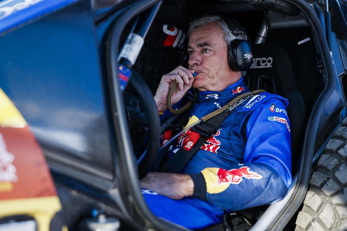 Carlos Sainz durante el Dakar 2026