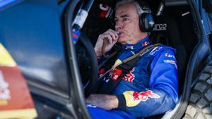 SAINZ Carlos (esp), Ford M-Sport, Ford, Ultimate, FIA W2RC, portrait during the Stage 3 of the Dakar 2026, on January 6, 2026 around Al-Ula, Saudi Arabia - Photo Julien Delfosse / DPPI AFP7 06/01/2026 ONLY FOR USE IN SPAIN