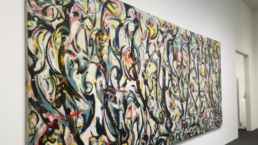 Una obra de Pollock.