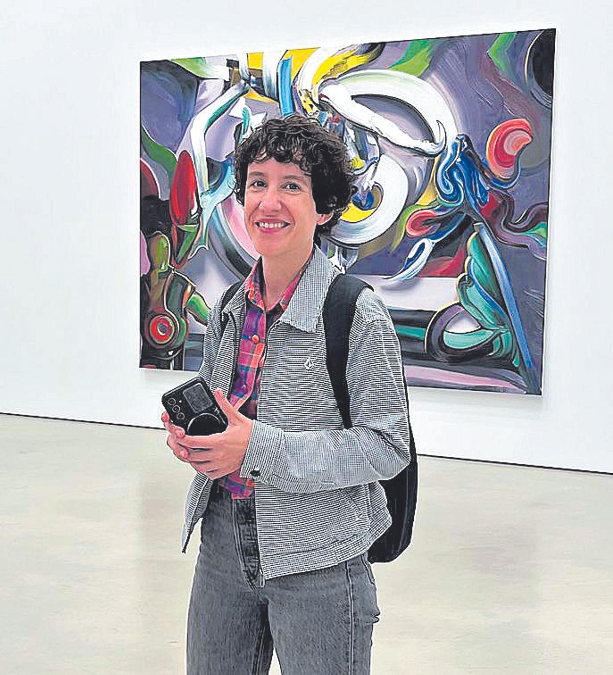 Mar Guerrero en la Petzel Gallery de Nueva York.