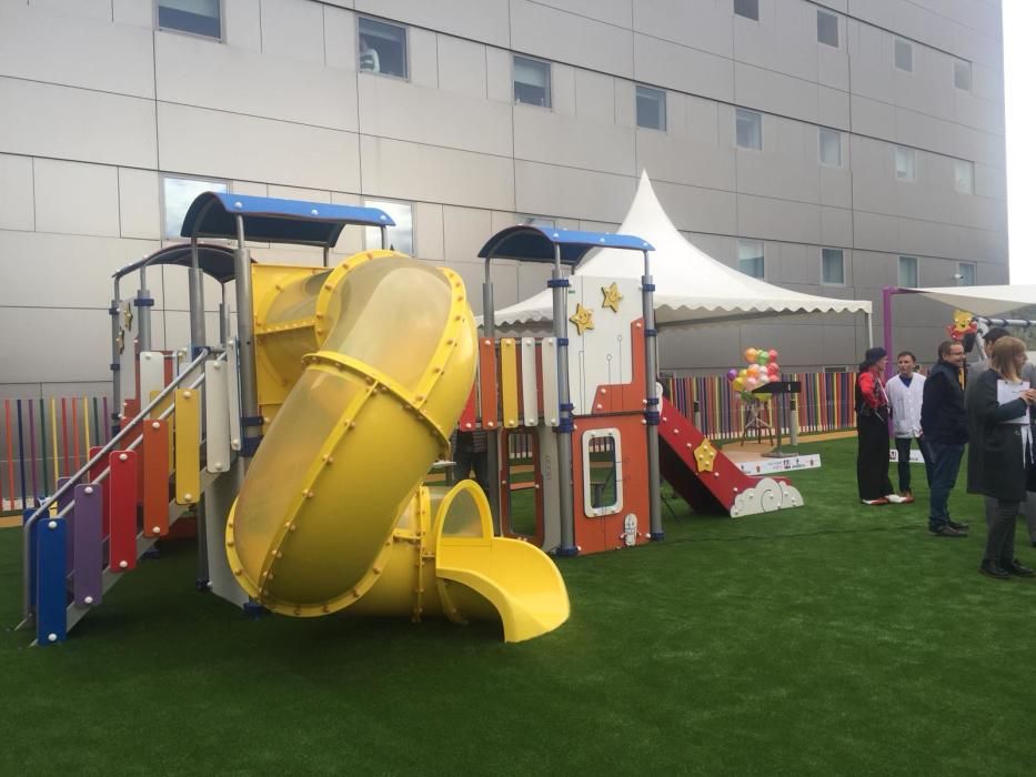 La Arrixaca estrena parque infantil para sus pacientes más pequeños