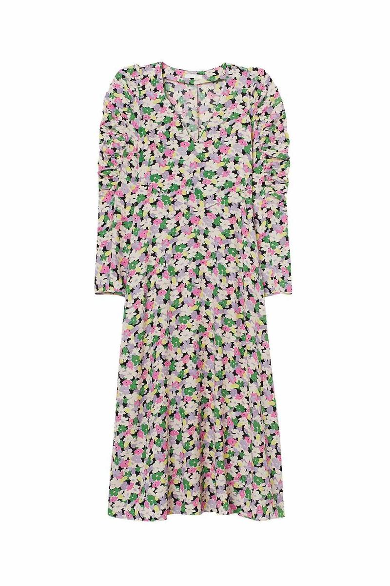 Vestido con mezcla de lyocell de flores de la colección #ConsciousDresses de H&amp;M. (Precio: 29,99 euros)