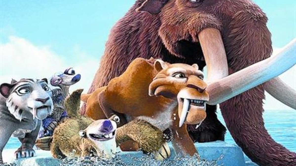 Fotograma del filme 'Ice Age 4: la formación de los continentes'.