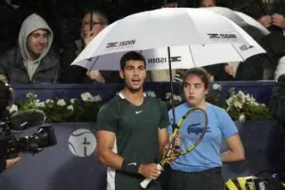 La lluvia obliga a suspender el encuentro entre Alcaraz y Monfils en Cincinnati