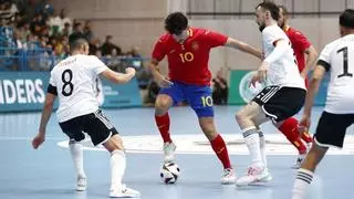 La selección española de fútbol sala se estrella ante Alemania en su preparación para el Mundial