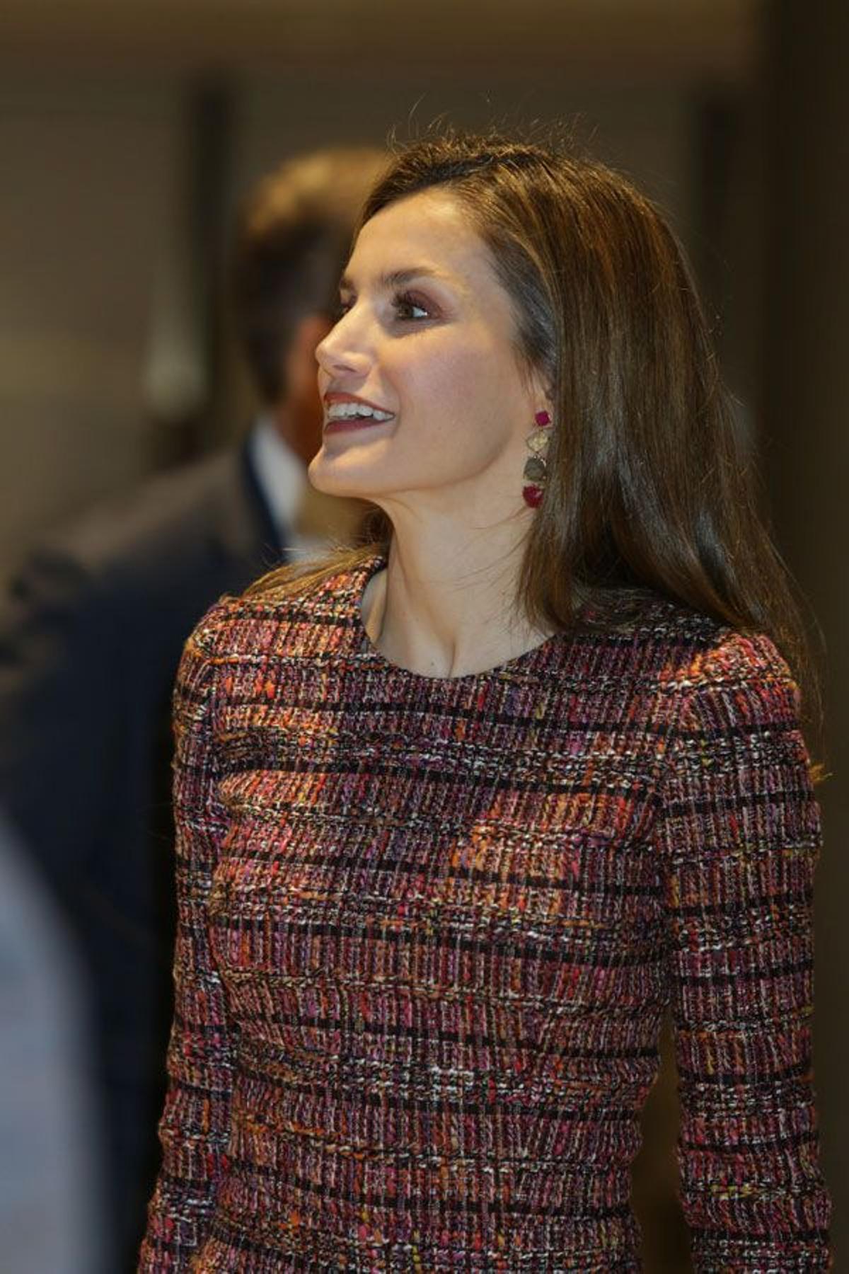 Letizia Ortiz con top de tweed