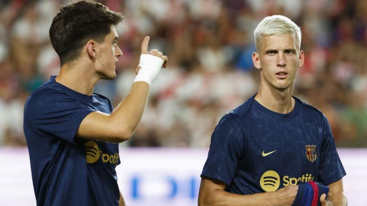 Pau Víctor i Dani Olmo, aquesta temporada amb el Barça. | MARISCAL / EFE Pau Víctor i Dani Olmo, aquesta temporada amb el Barça. | MARISCAL / EFE