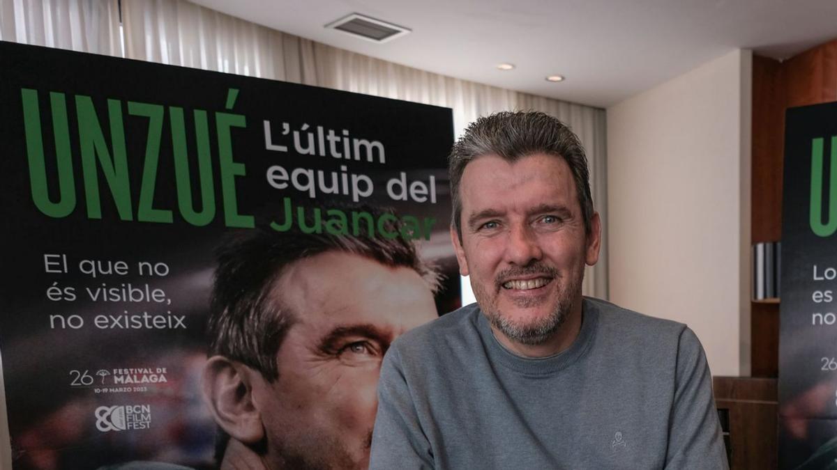 Juan Carlos Unzué, ayer en la presentación del documental.