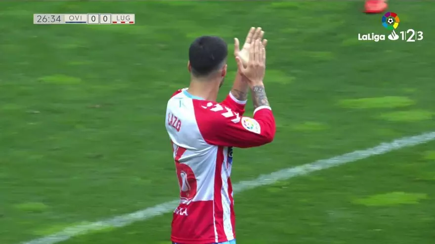 LaLiga 123: els gols de l'Oviedo - Lugo (1-1)