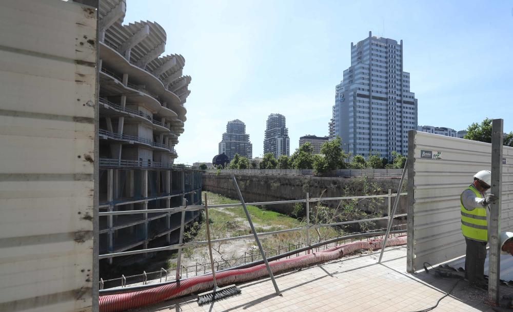 Las imágenes de las obras del nuevo Mestalla