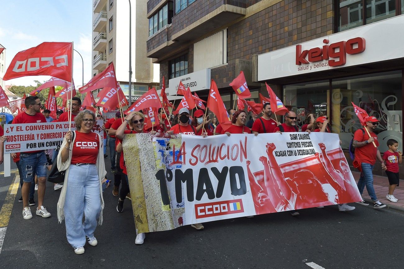 Manifestación del 1 de Mayo en Las Palmas de Gran Canaria (01/05/22)