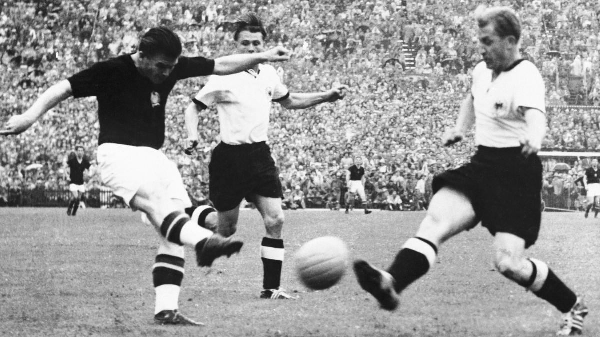 Ferenc Puskas compitió en los Mundiales con las selecciones de Hungría y de España