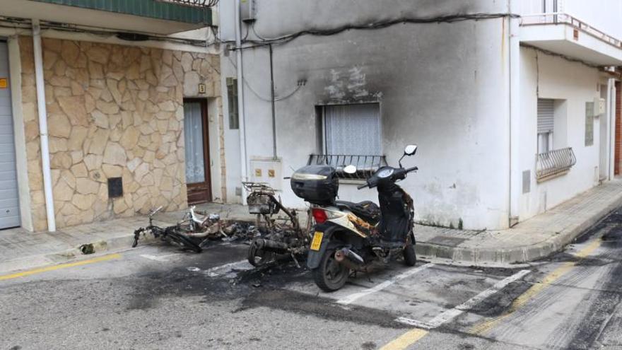 Les motos afectades per l&#039;incendi