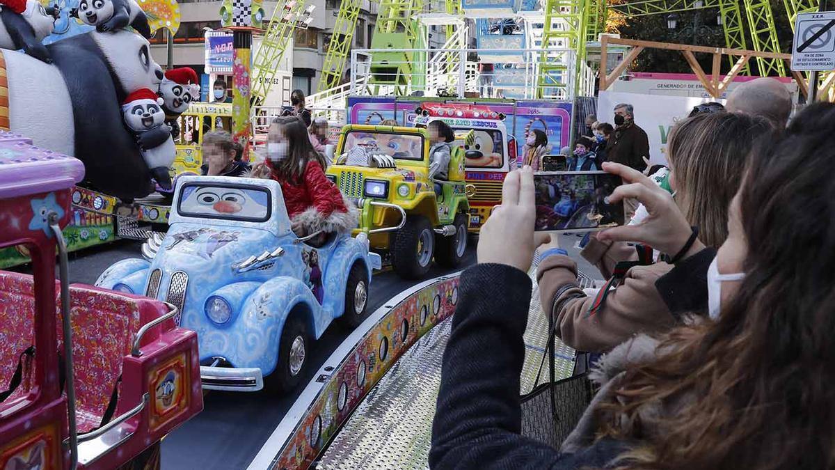 Visitantes por Navidad en Vigo