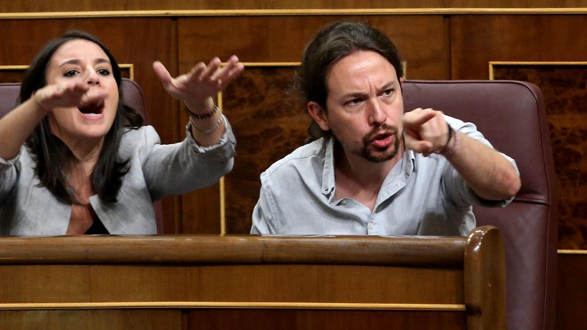 Declaracions de Pablo Iglesias a la sortida del Congrés.