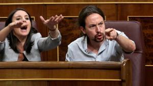 Declaracions de Pablo Iglesias a la sortida del Congrés.