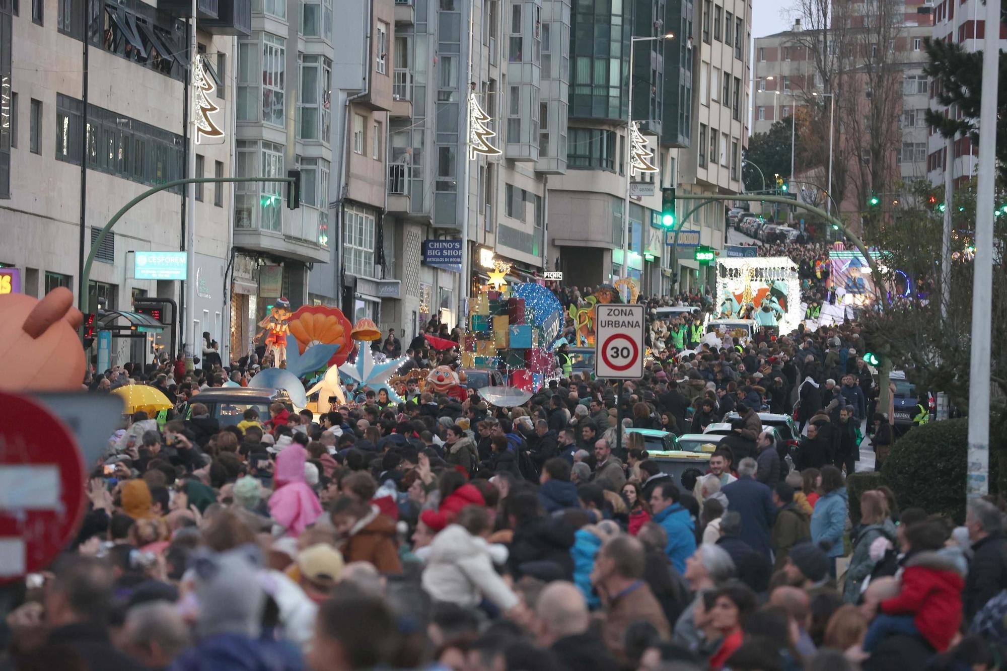 Cabalgata de Reyes Magos en A Coruña