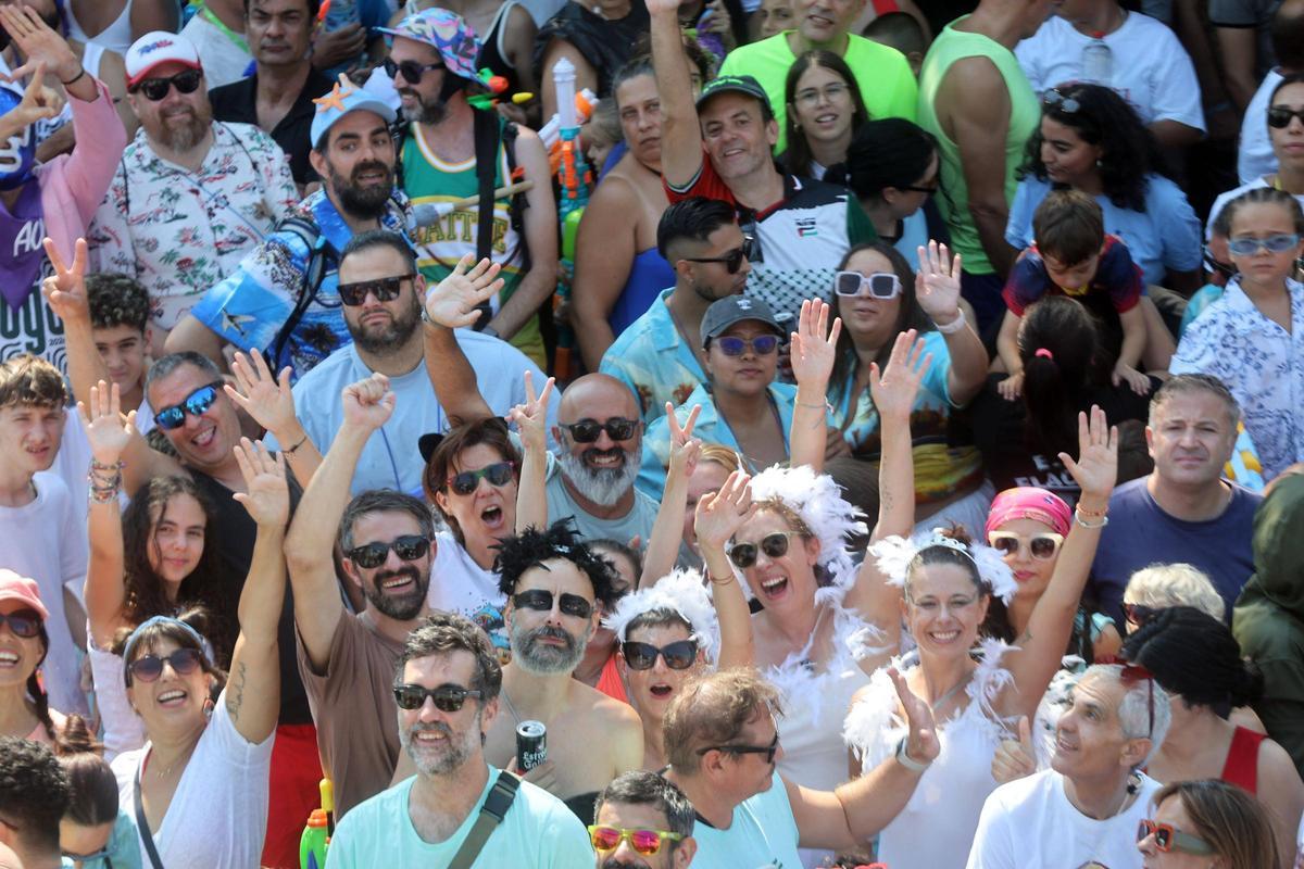 La Festa da Auga más multitudinaria que se recuerda