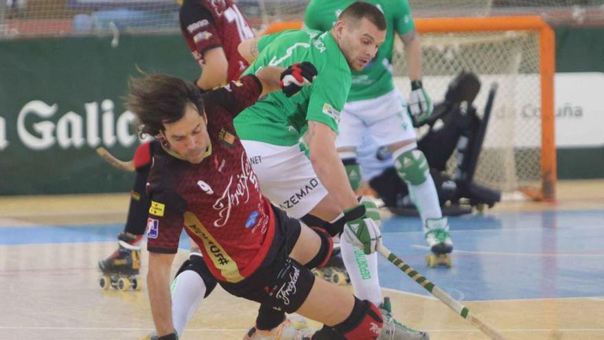 Bargalló y Carballeira pugnan, la temporada pasada.