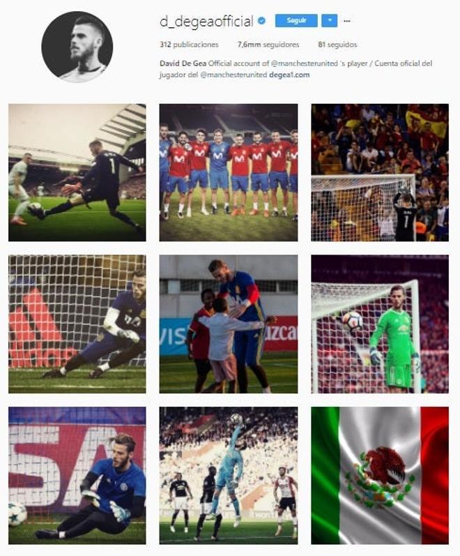 Instagram David De Gea