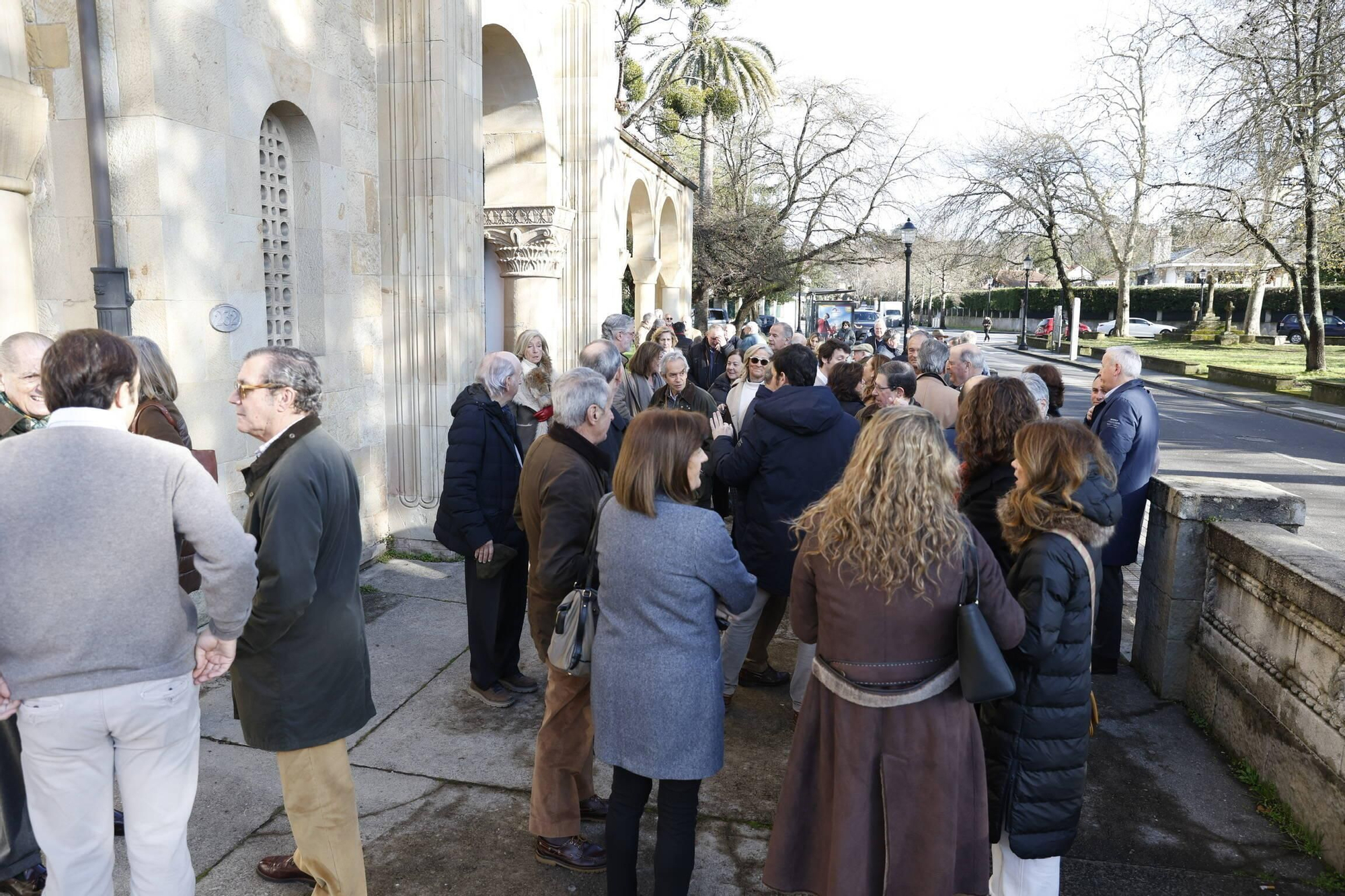 El funeral por el gijonés Ignacio Figaredo, en imágenes