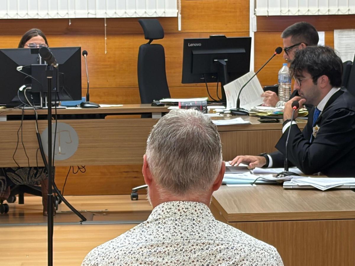 Un momento de la sesión del juicio