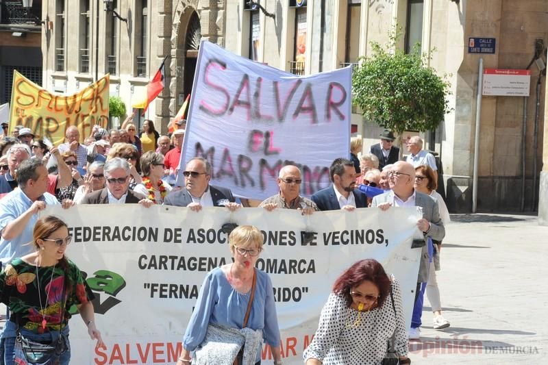 Los lodos del Mar Menor llegan a Murcia