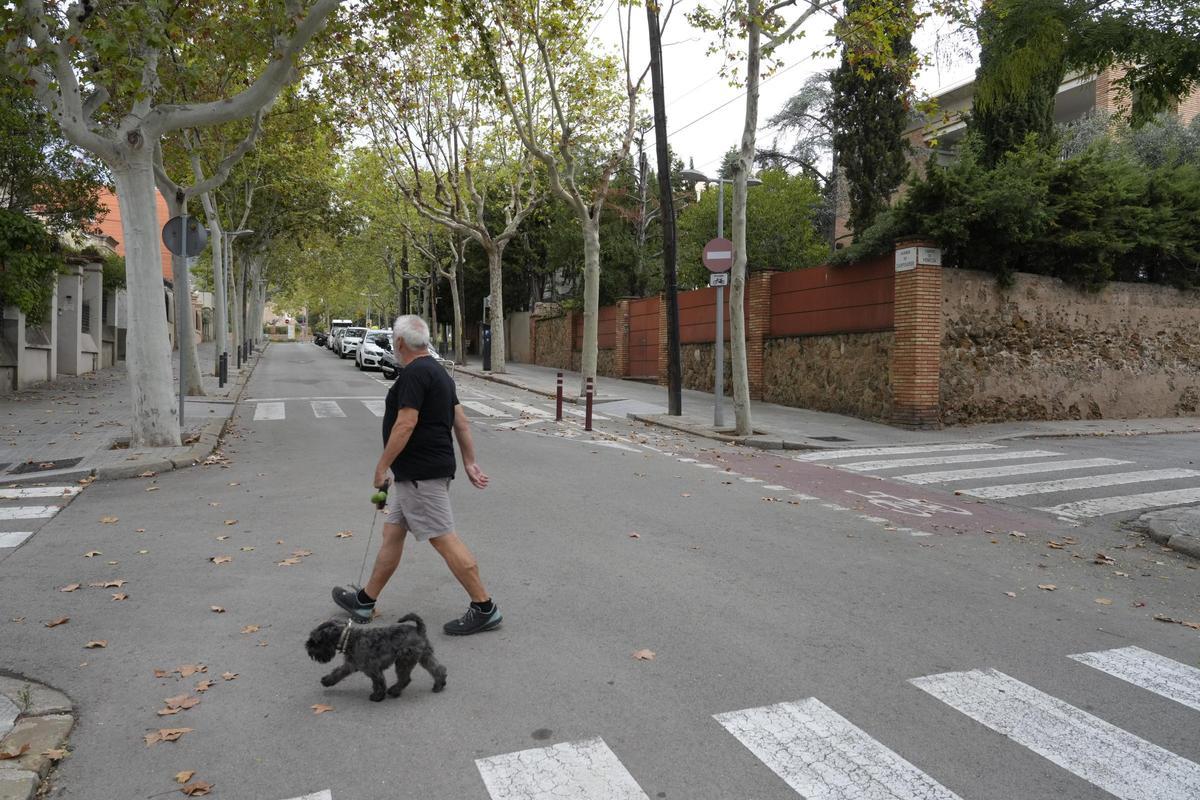 La supermanzana de Horta. En la foto, Carrer Campoamor entre Lloret de Mar i Estatut Valldaura.