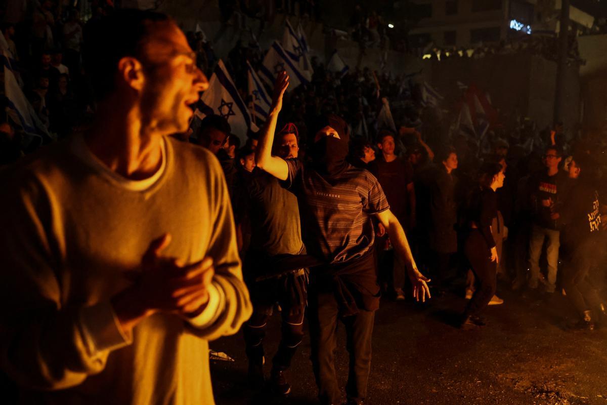 Nueva jornada de protestas en Israel contra la reforma judicial de Netanyahu