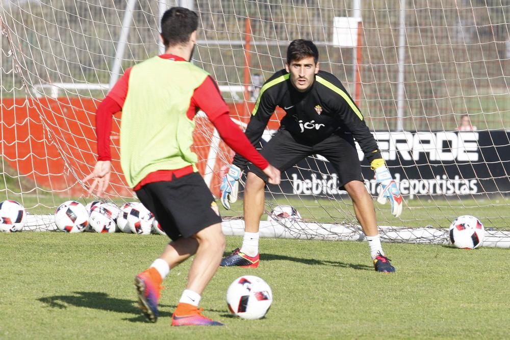 Entrenamiento del Sporting