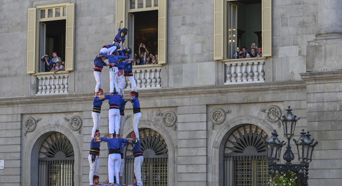 La Diada Castellera de la Mercè reúne las ocho colles de Barcelona