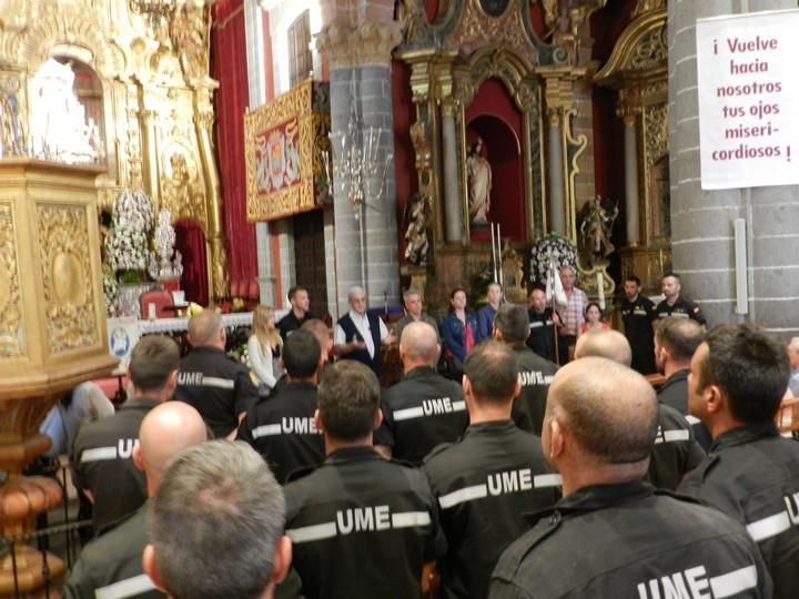 Ofrenda de la UME a la Virgen del Pino