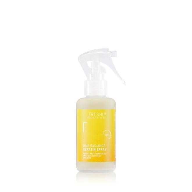 ‘Hair Radiance Keratin Spray’, protector del calor, de Freshly Cosmetics