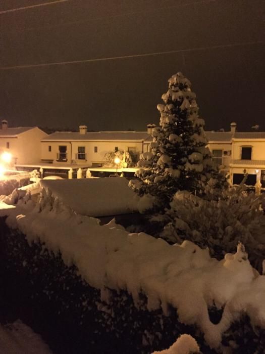 Fotos de la nevada en Ronda