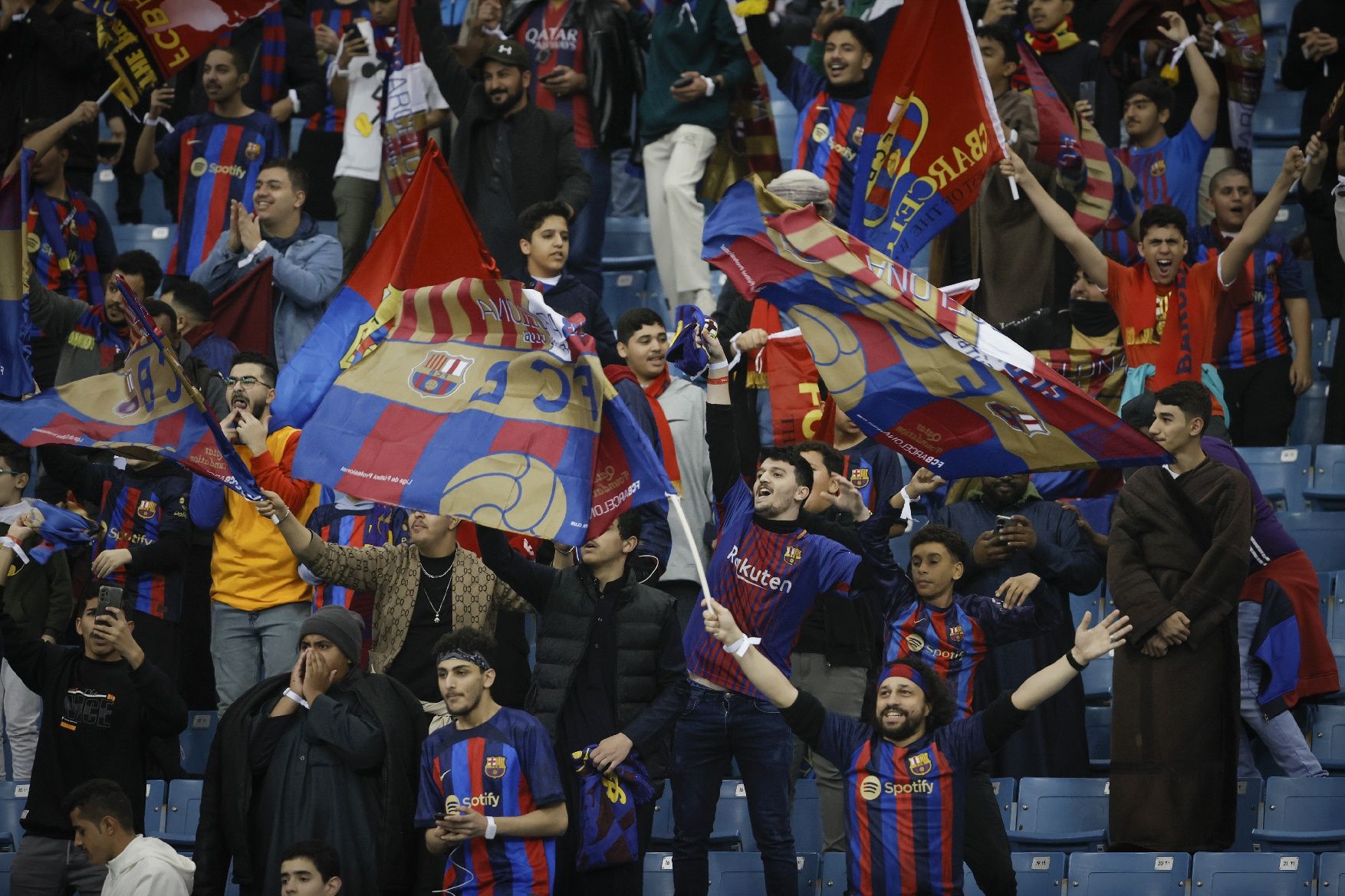 Les millors imatges de la final de la supercopa entre el Madrid i el Barça