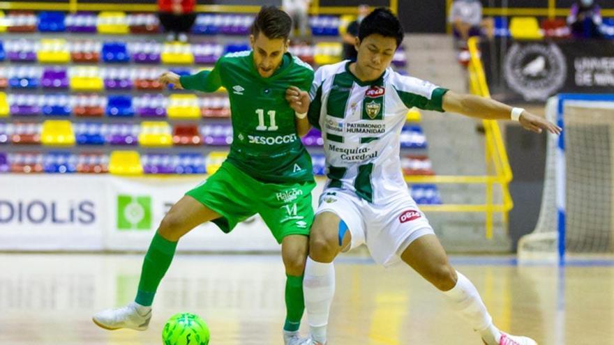 El Córdoba Futsal bebe a sorbos pequeños