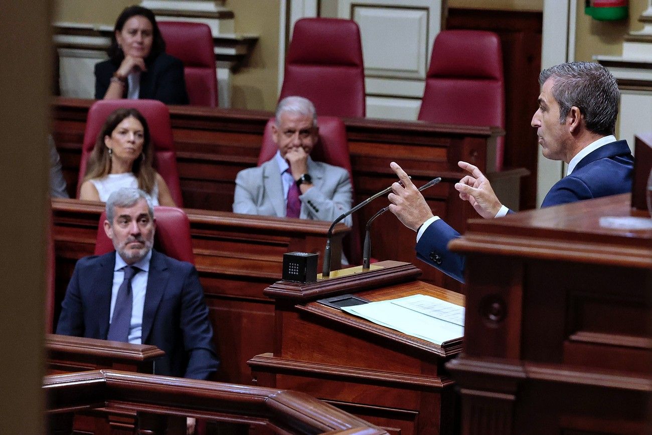 Segunda sesión del debate de investidura en el Parlamento de Canarias