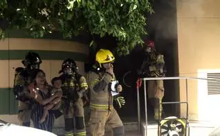 Todas las imágenes del incendio en el Infante, Murcia