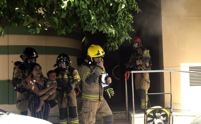 Todas las imágenes del incendio en el Infante, Murcia