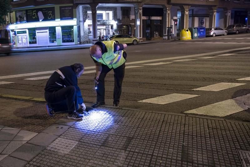 Atropello de una mujer en Avilés